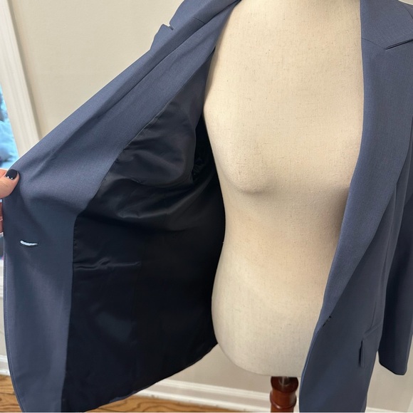 NWT $260 Banana Republic blue 2 piece suit- Size 10 - Picture 5 of 9